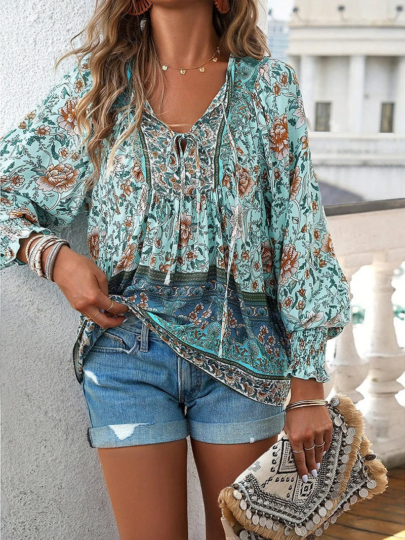 Maya | Summer Floral Blouse