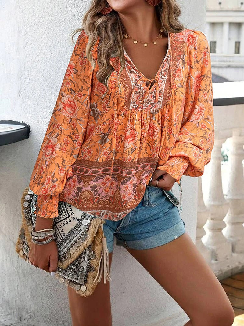Maya | Summer Floral Blouse