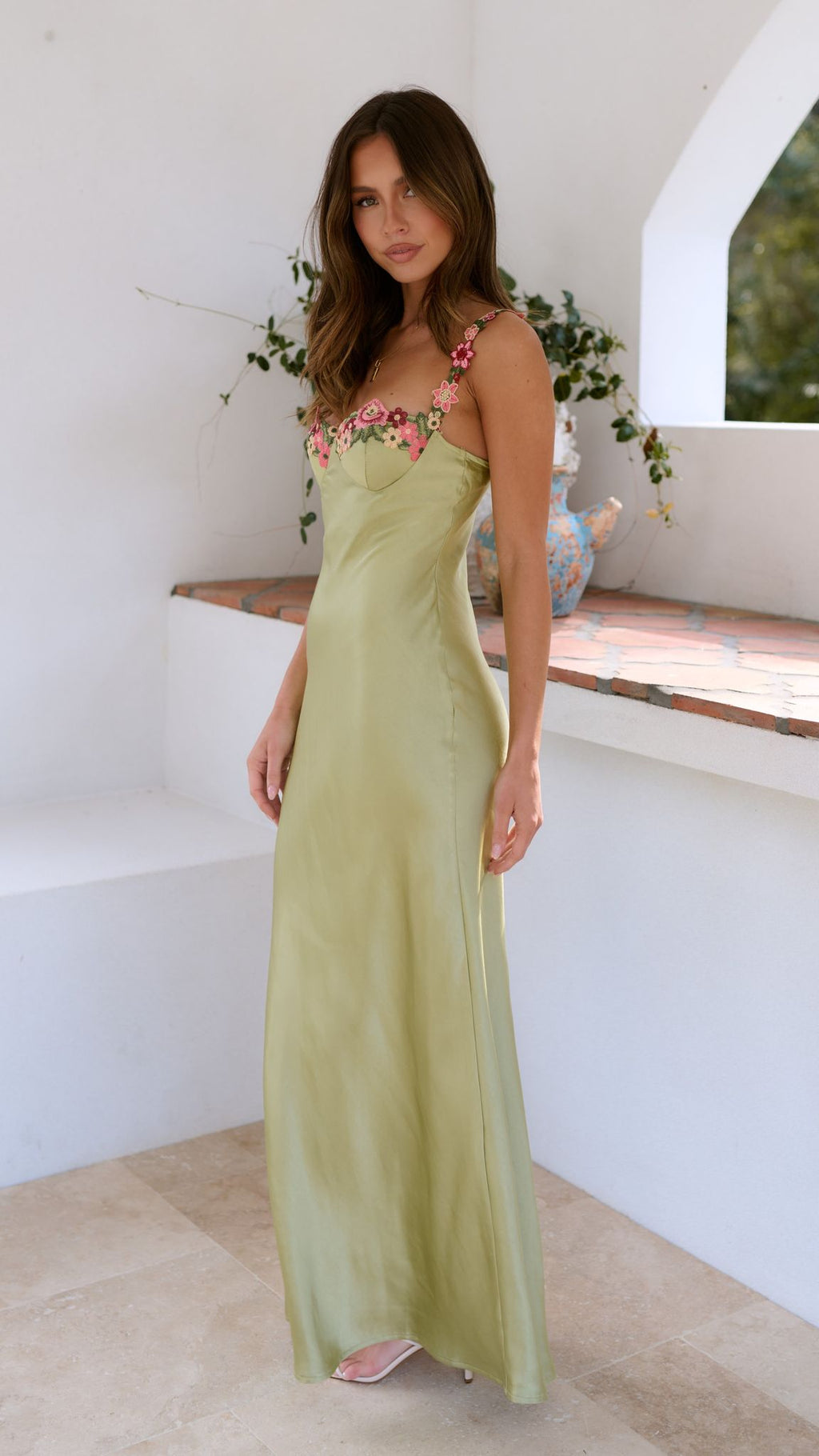 Adriana | Romantic Floral Maxi Dress