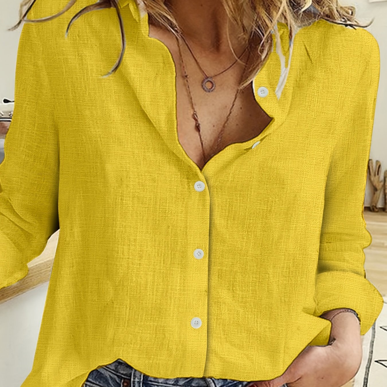 Beatrice | Linen Button-Down Shirt