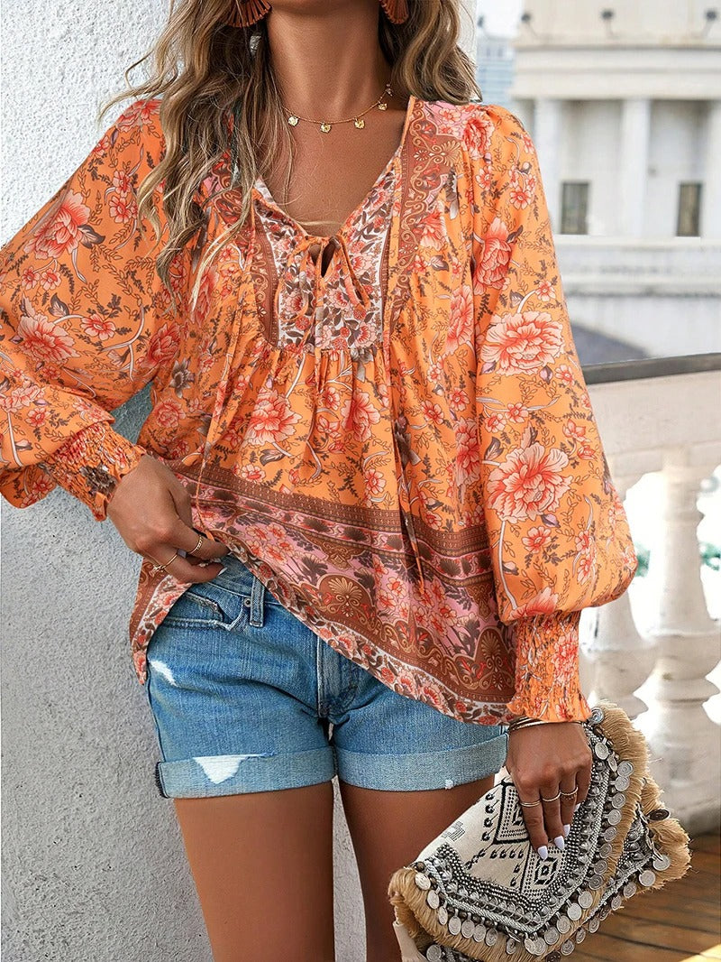 Maya | Summer Floral Blouse
