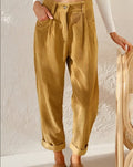 Laura | High Waist Corduroy Pants