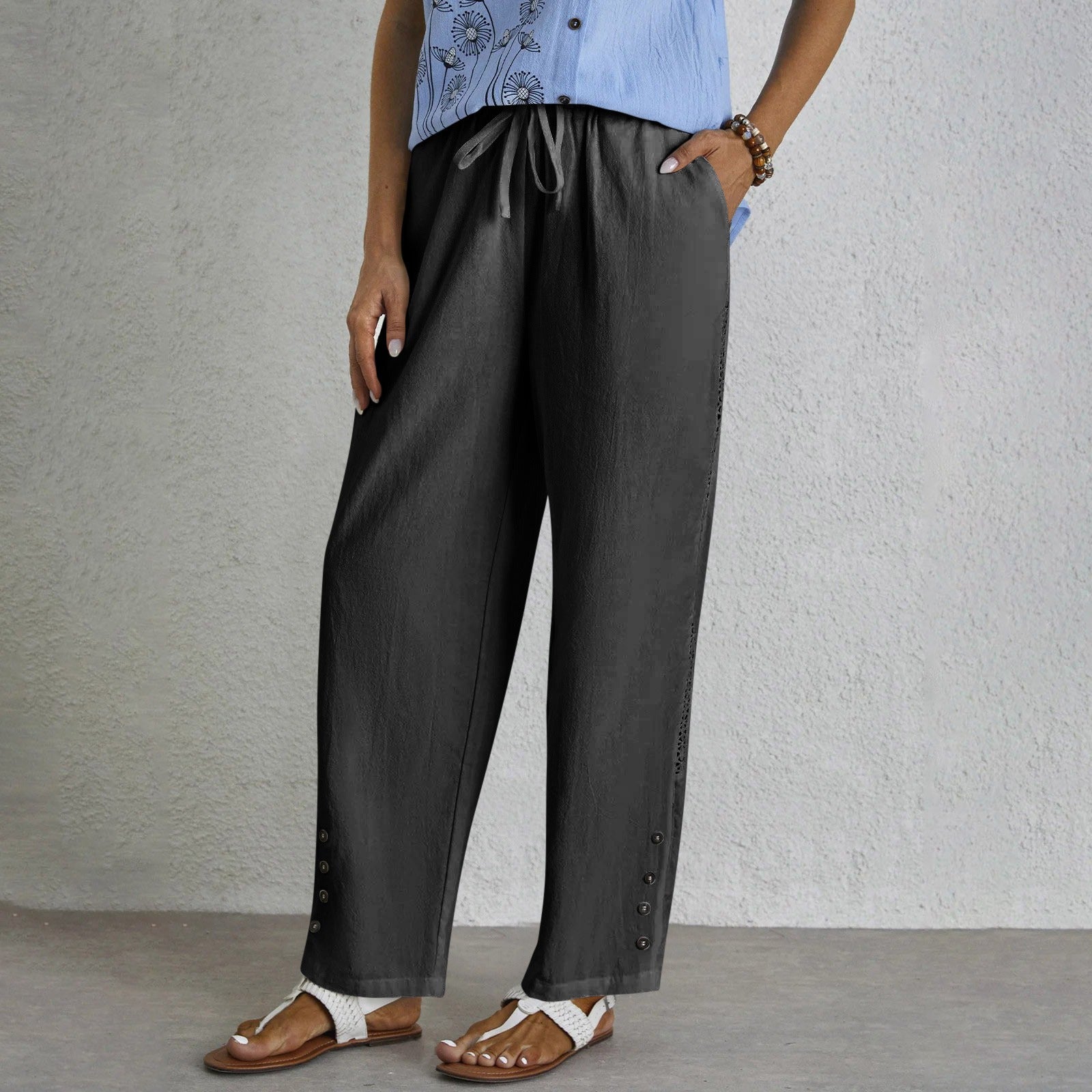 Alora | Comfortable Buttoned trouser