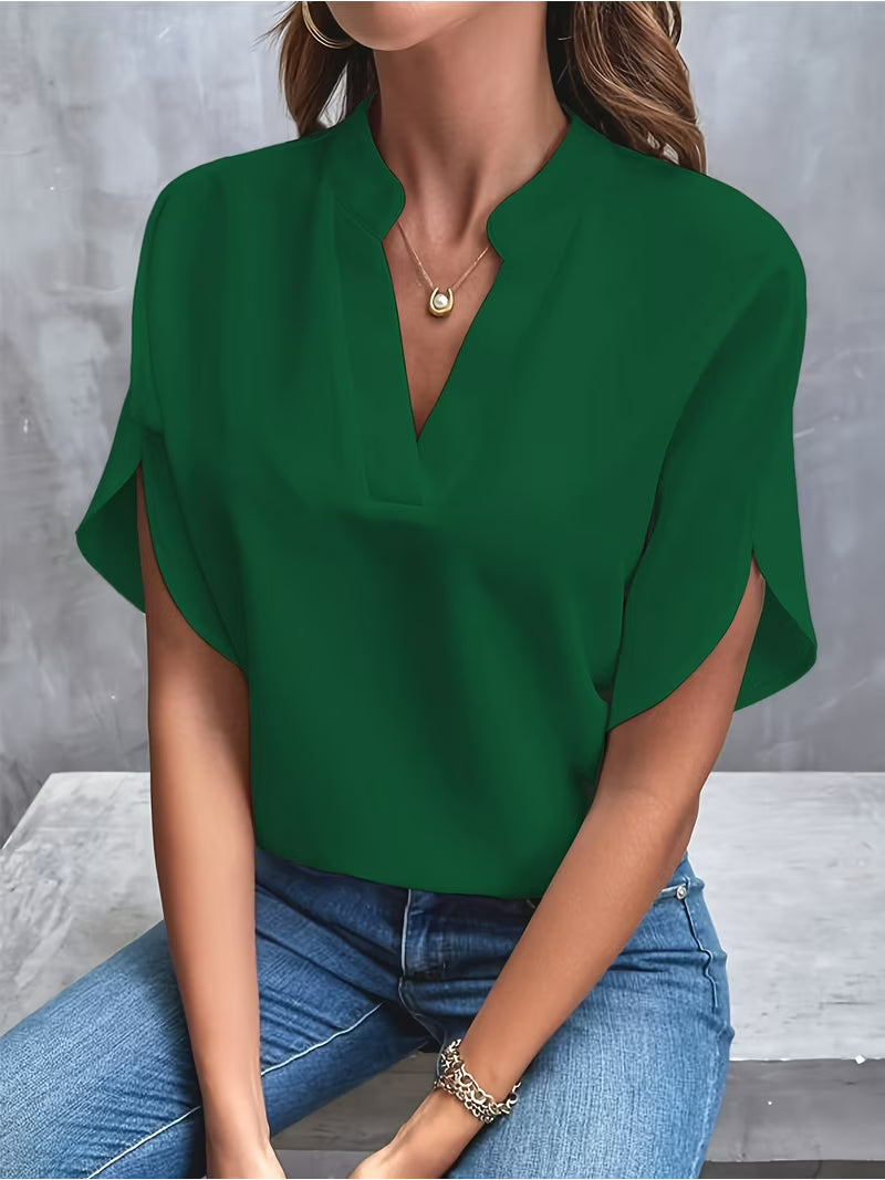 Lena | The V-Neck Blouse