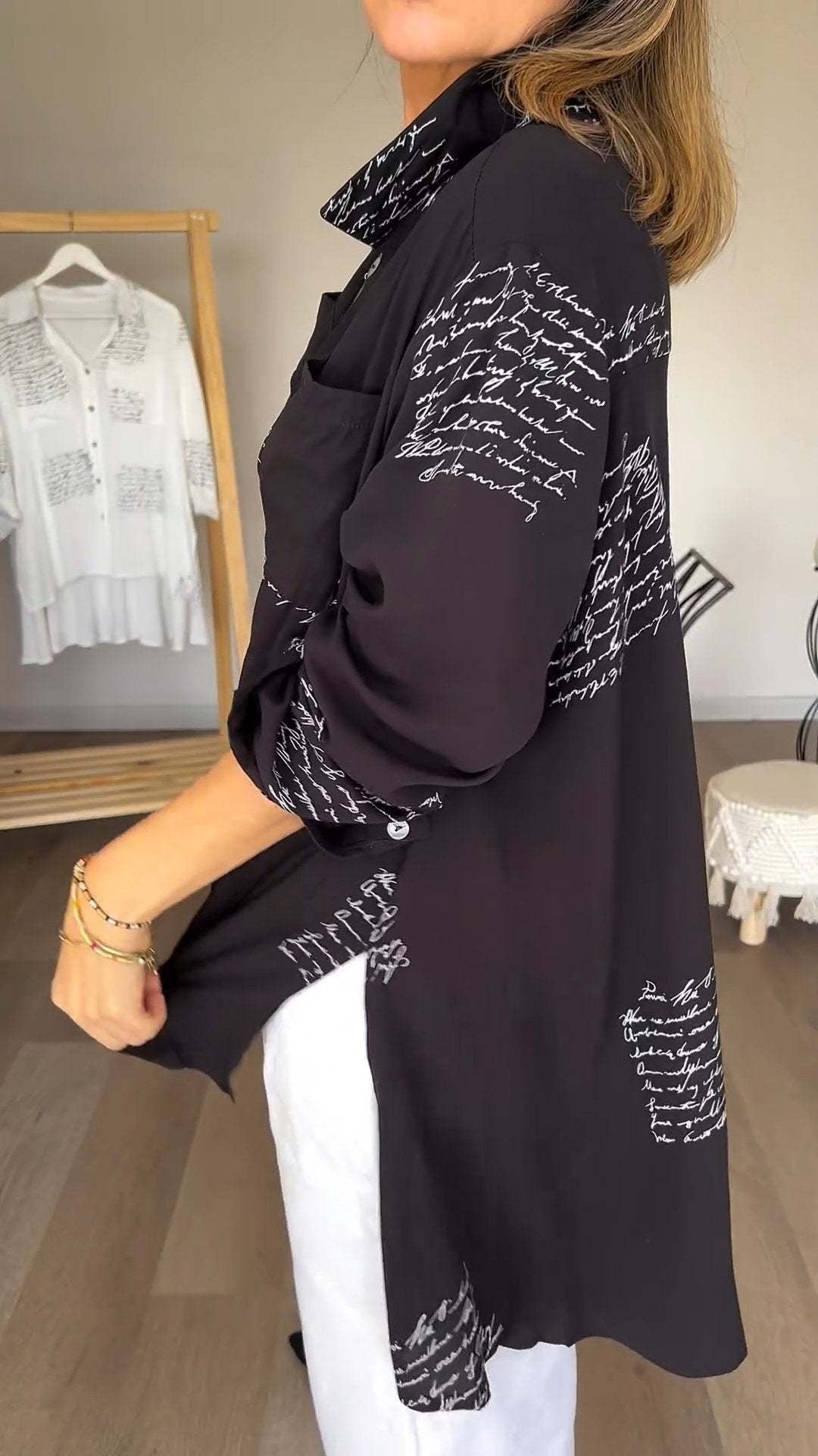 Nadia | Artistic Button-up Shirt