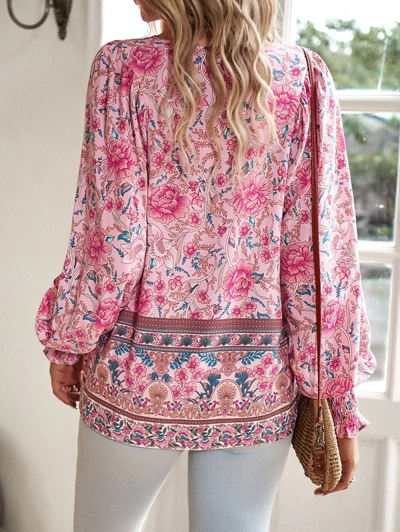 Maya | Summer Floral Blouse