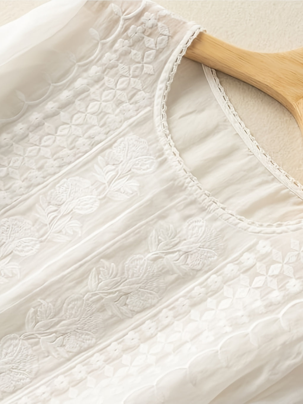 Dorothy | Embroidered Linen Blouse