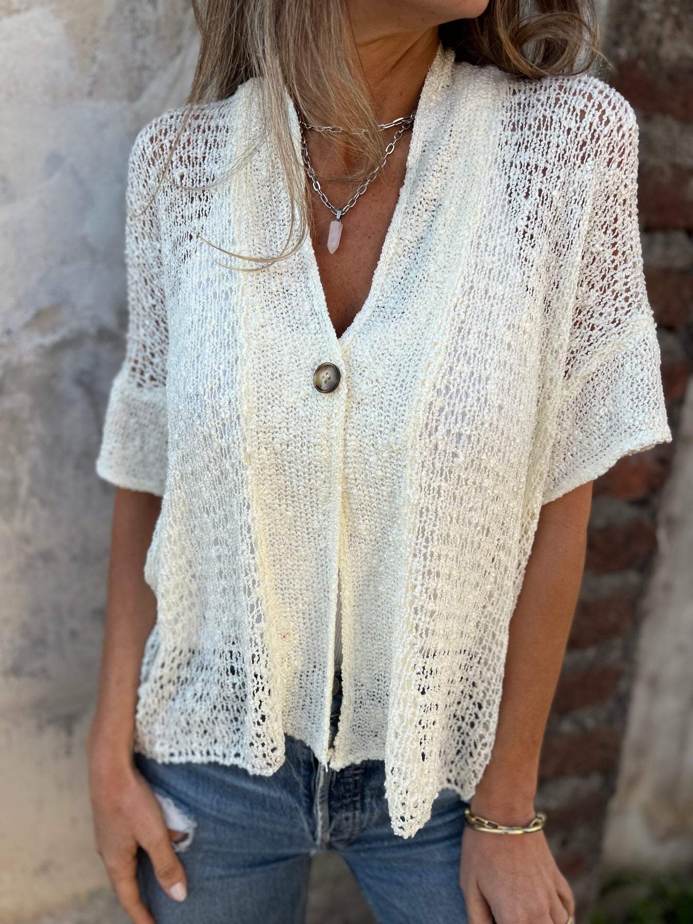 Marise | Textured Knit Blouse